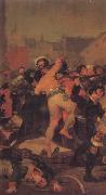 Francisco de goya y Lucientes May 2,1808,in Madrid The Charge of the Mamelukes oil painting reproduction